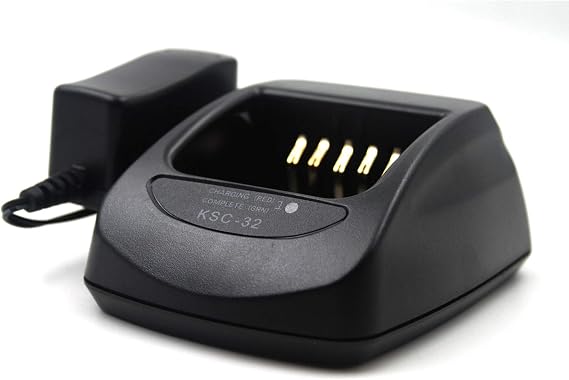 (2-Pack) Ni-MH NI-CD LI-ION Rapid Quick Charger KSC-32 for Kenwood Radio NX-410 NX-411 TK-2180 TK-3180 TK-5210 KNB-32N KNB-33 KNB-33L KNB-33Li KNB-43L KNB-47L KNB-48L KNB-50NC KNB-54N