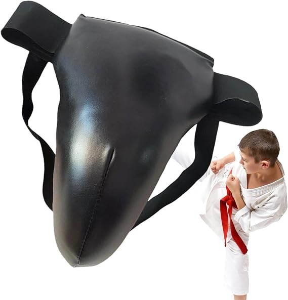 Groin Protector Ergonomics Comfort Breathable Shock Resistant | Karate Training Protection for Boxing Thai Kickboxing MMA Martial Arts Sparring Training Fight Combat Sports Adult Self