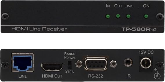 Kramer TP-580RXR HDBaseT 1.0 Receiver Set HDMI Over CAT Cable, 4K@60Hz, Up to 590 ft