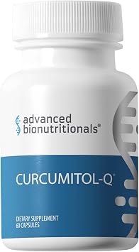 Advanced Bionutritionals Curcumitol-Q BioBDMC Curcumin Supplement - Curcumin I, II & III with Quercetin
