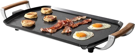 BOSKA Electric Griddle Pro - Large Indoor Griddle, Flat Top, 14 x 22 inch | Indoor, Pancake, Large electric griddle, Nonstick, PFAS free, PFOA free, Ceramic coating, Portable, Breakfast, Kitchen