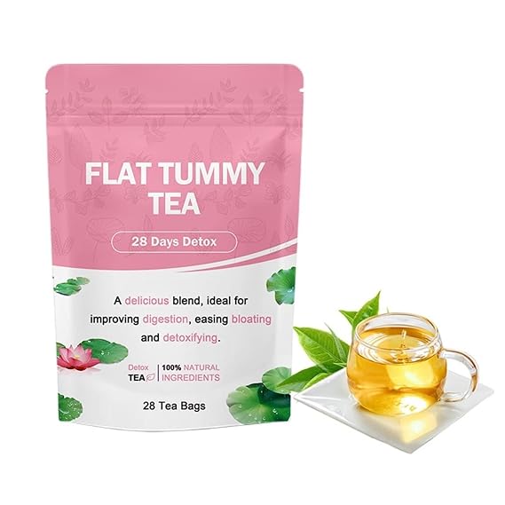 28 Day Herbal Green Tea - Belly Detox Tea For Flat Tummy, Natural Herbal Infusion(1PCS)