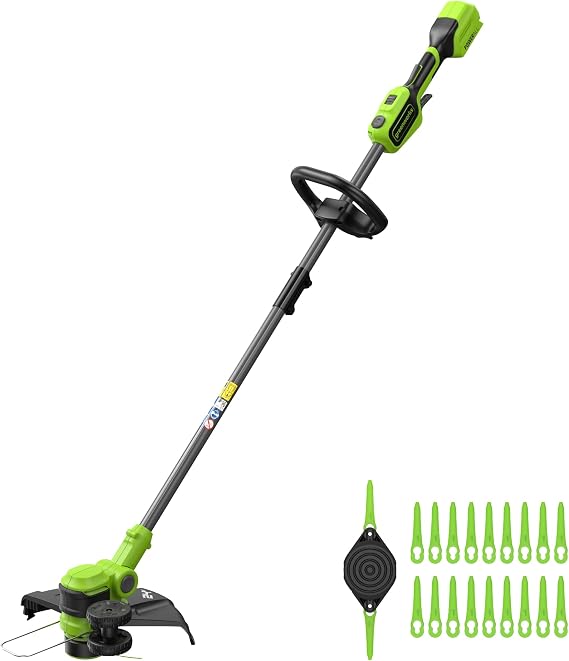 Greenworks 24V 13 in String Trimmer, 20 Blades, Tool Only
