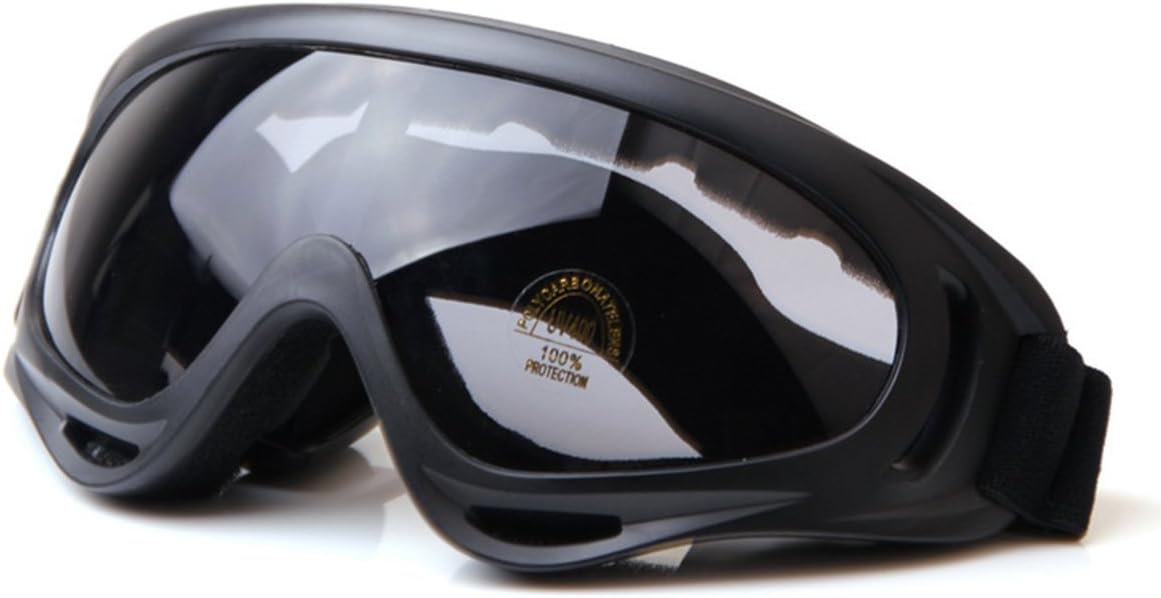 Haifly Protective Over Glasses Goggles Safety Ski Snowboard Bicycle Cycling Motorcycle Goggles Black