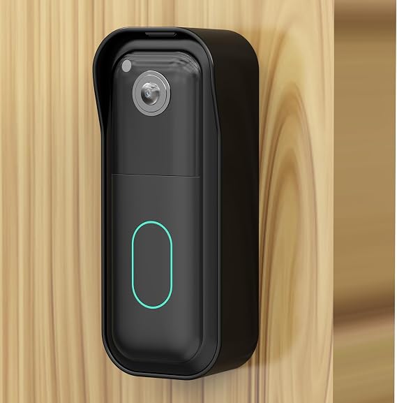 No-Drill Blink Doorbell Mount for All-new Blink Video Doorbell (2nd Gen), Strong Adhesive Doorbell Camera Bracket Not Block Sensor, Anti-Theft Mount for Home, Apartment, Office