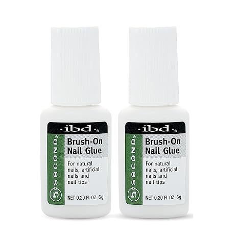 Ibd 5 Second Brush On Nail Glue 54006 / Treatments by IBD (Pack of 2)