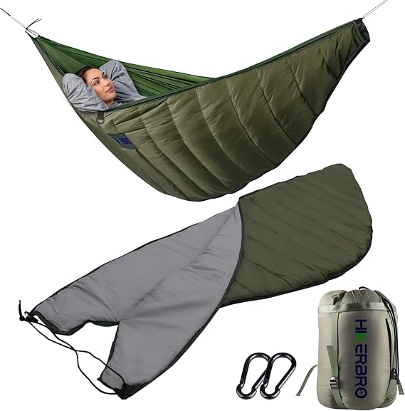 Hammock Underquilt, 4 Season Heavy Duty Under Quilt with Tree Straps