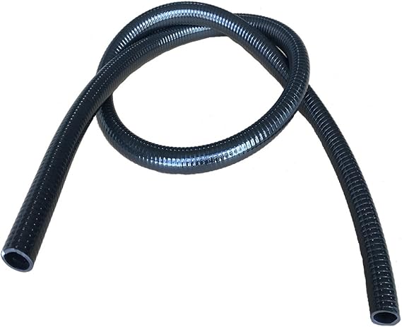 TEKTUBE 1.5" Dia. X 25' - Black Schedule 40 Ultra Flexible PVC Pipe- Made in the USA