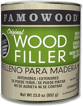 FamoWood 36021108 Original Wood Filler - Pint, Cedar
