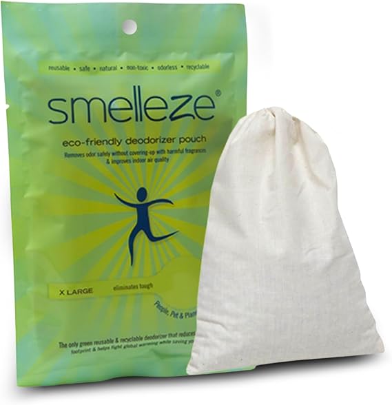 SMELLEZE Reusable Formaldehyde Odor Remover Deodorizer XXL Pouch: Rids Formaldehyde Smell Without Scents in 300 Sq. Ft. | Rids Formaldehyde Smell Without Scents in 300 Sq. Ft.