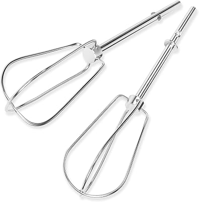 Hand Mixer Beaters for Kitchenaid, W10490648 Beaters Attachments Compatible with KitchenAid Hand Mixer KHM2B AP5644233 PS4082859