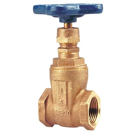 NIBCO Fig No T-113, 1 in. Bronze Gate Valve, Non-Rising Stem, Threaded