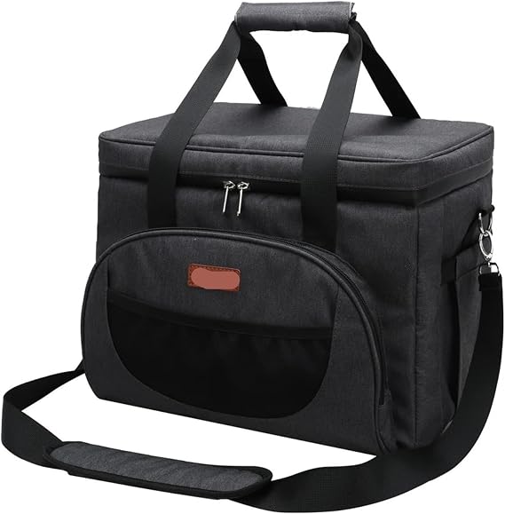Cooler Bag 40 Can 16L/28L Insulated with Carry Strap Multicolor for Picnic Outdoor