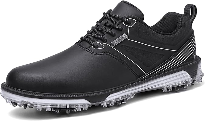 Waterproof Golf Shoes with Spikes for Men