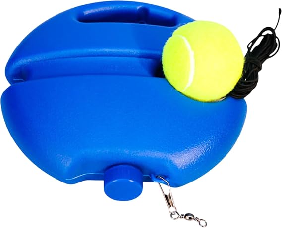 Bounce Back Tennis Ball Solo Tennis Trainer Set | Solo Training Tool, Rebound Practice Kit String Included, Bounce Back Ball Trainer for Indoors Outdoors