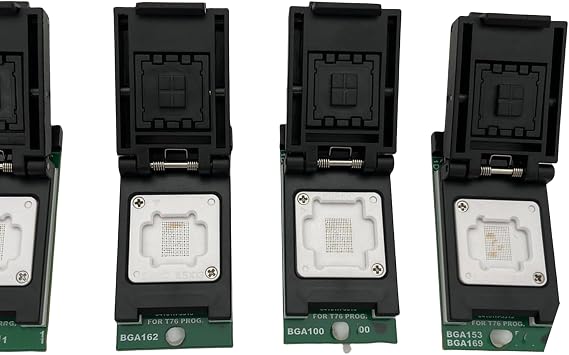Professional BGA100 BGA153 BGA169 BGA162 BGA221 EMMC Adapters Kits for T76 Chip Programmer Multifunctional BGA Adapters for Electronics