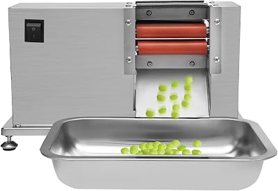 Commercial Pea Sheller Machine, 20W Electric Pea Bean Sheller Peeling Machine Semi-Automatic Pea Peeler Machine Soybean Peeling Machine Bean Peeler Machine for Home Restaurants - Double Drum 22 LbsH