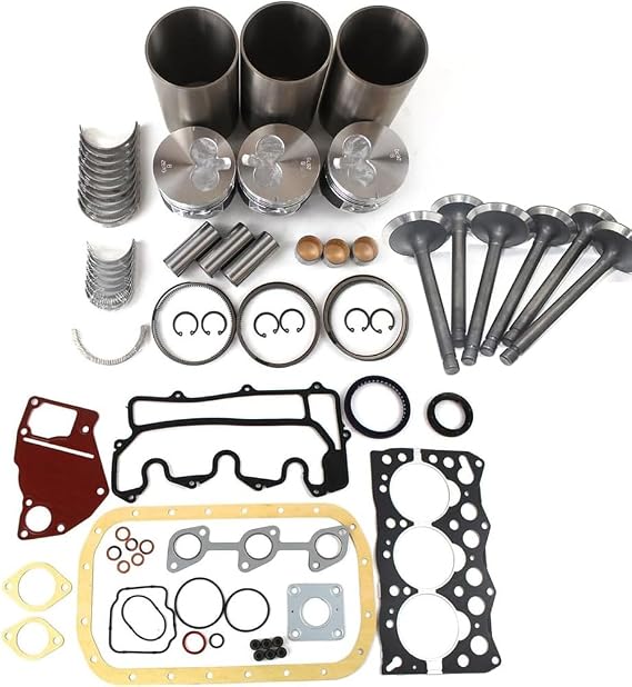 3LD1 Overhaul Rebuild Kit for Isuzu Engine 3LD1 3LD1-PA41 3LD1-PA33 (Bearings Size:Standard)