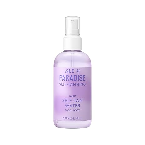 Isle of Paradise Self Tanning Water - Color Correcting Self Tan Spray for Bronze Glow, Vegan and Cruelty Free