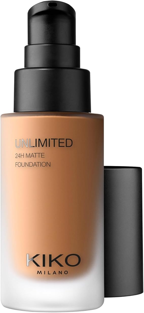 KIKO Milano Unlimited 24H Matte Foundation 8 WR, Long-Lasting Matt Liquid Foundation With Up To 24-Hour Hold
