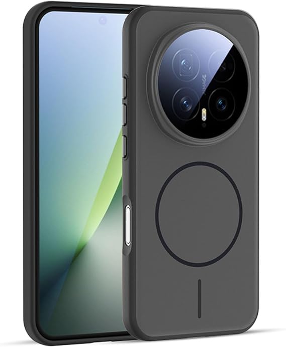 Magnetic Case for Honor Magic 8 Pro,Soft Edge Shockproof Protective Cover | Anti-Fingerprint Matte Finish | Metal Separate Buttons | Lightweight | Compatible With Magnetic Accessories