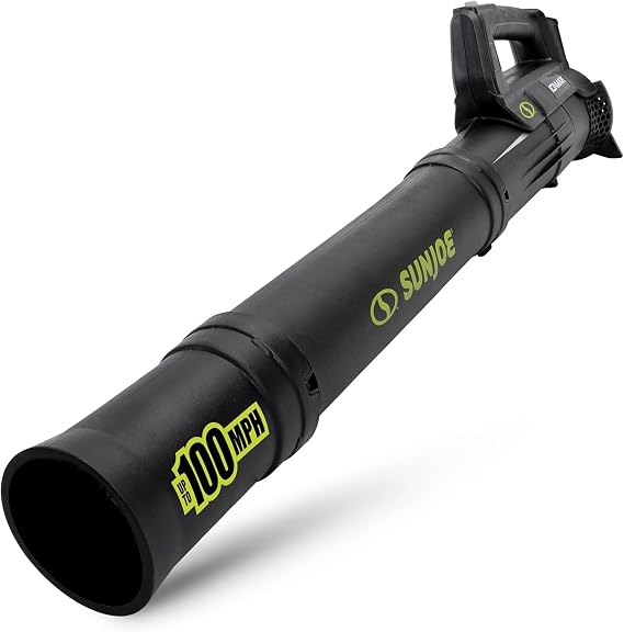 Sun Joe 24-Volt Cordless Compact Turbine Leaf Blower, 100 MPH Air Speed, 280 CFM Airflow 24V-TB-CT