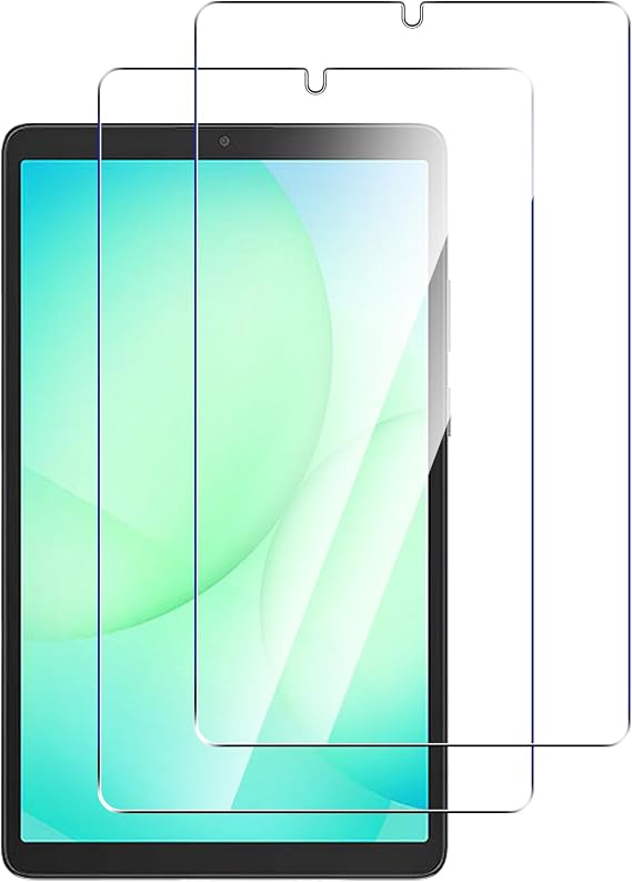 Anoowkoa 2 Pack Screen Protector for Samsung Galaxy Tab A11 8.7 Inch Tempered Glass Tablet Film Guard Cover-Genuine Glass-One-Push Super Easy Installation