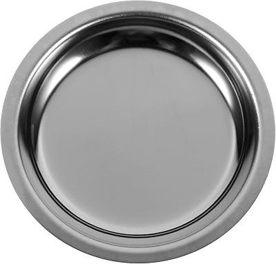 Ciieeo Tea Bag Saucer Stainless Steel Storage Tray Decorative Tea Bag Dish for Home Restaurant Stylish Cup Mat for Desktop Use