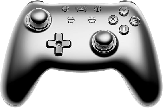 PB-WBC03-GH-EC Wireless Gamepad Controller CRUSH Bluetooth Hall Effect Joystick/Trigger Silver Ghost