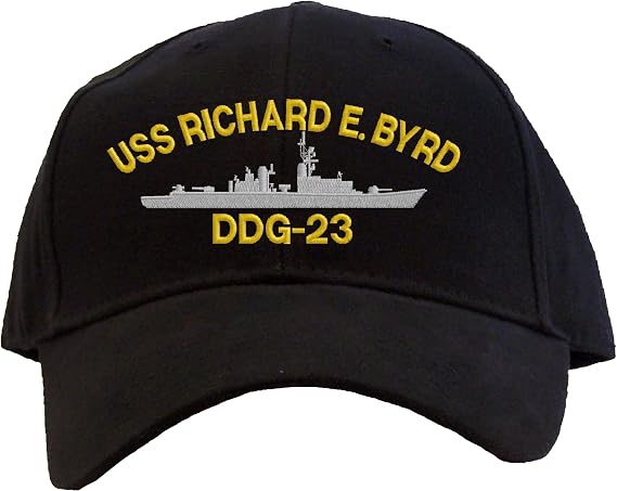 USS Richard E Byrd DDG-23 Baseball Cap Embroidered