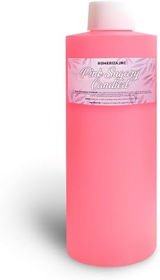 Pink Sugary Candied Natural Fragrance Body Oil - Luxury Scented Body Oil Perfume- Womens Scented Oil - Long Lasting Perfume - Uncut Fragrance Oil in Plastic Bottle 1 Fl Oz Pack of 1