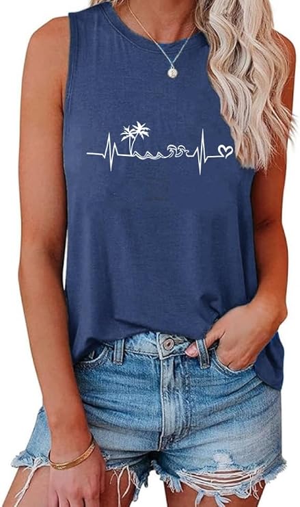 Outdoor Shirts for Women Retro Graphic Print Hiking Mountain T Shirts Summer Comfort Beach Hiking Workout Tee Tops