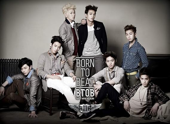 CUBE BTOB - Born to BEAT (1st Mini Album) CD+Booklet+Double Side Extra Photocards Set