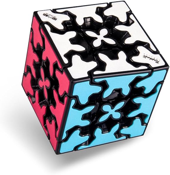 Gear 3x3x3 Speed Cube with Three-Dimensional Gear Structure