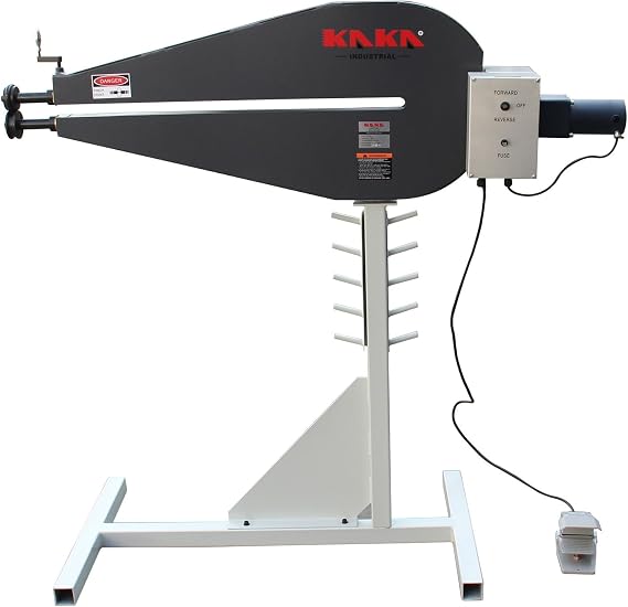 Sheet Metal Bead Roller, 36 in Throat, KAKA INDUSTRIAL RM-36 | Variable-speed foot pedal control