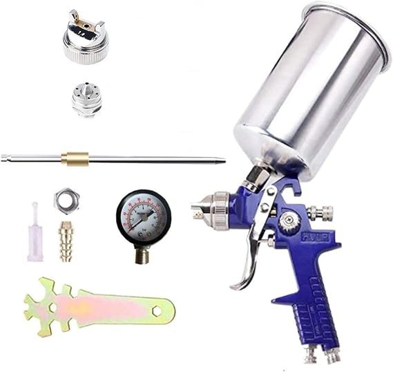 Airbrush Kit DONCK Paint Sprayer 1.4mm 1000ml Professional HVLP Spray Airbrush Mini Sprayer Paint Spray Airbrushs Airbrush For Painting Car Aerograp Airbrush Kit for Nail Art, Makeup, Painting, and Ca