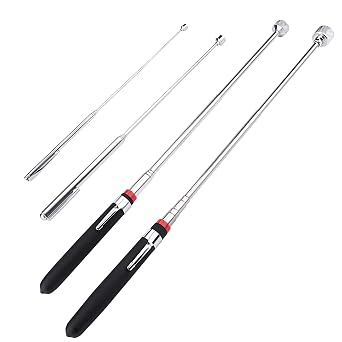 Magnetic Pick Up Tool 4 Pack, Telescopic Magnet Stick 1.5LB 3LB 10LB 15LB Birthday for Men, Dad, Husband, Christmas for Men Him Stocking Stuffers, Boyfriend Husband Dad Present