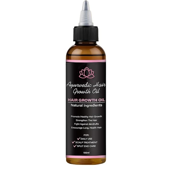 Lifewitqueenp Queenp Ayurvedic Hair Growth Oil, 1pcs | Hair Care Growth Oil, Lightweight, All Hair Types