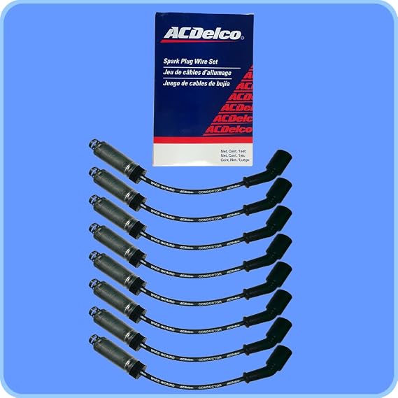 New OEM Spark Plug Wire Set W/Heat Shields For LS4 LS2 LS7 LQ9 Engines