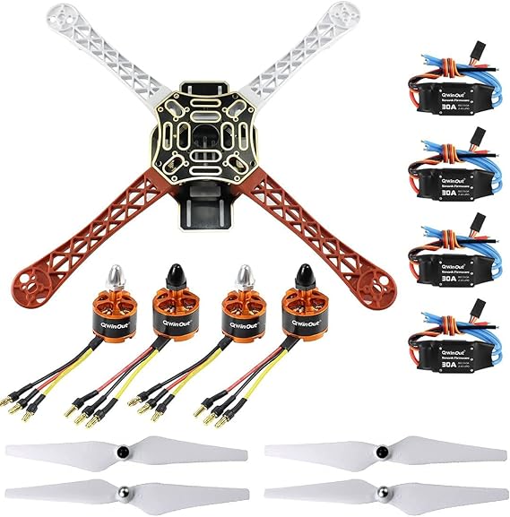 DIY RC 4-axis Aircraft Quadrocopter Frame Kit F450-V2 920KV CW CCW Brushless Motor + 30A ESC+ 9443 Propeller