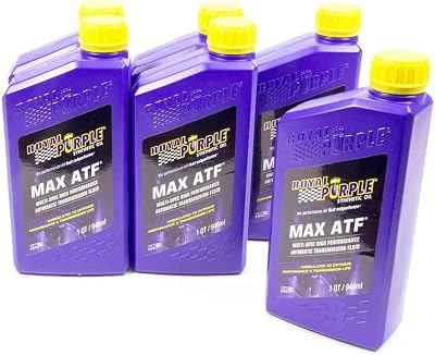 Royal Purple 06320-6PK Max ATF High Performance Synthetic Automatic Transmission Fluid - 1 qt. Case of 6 by Royal Purple