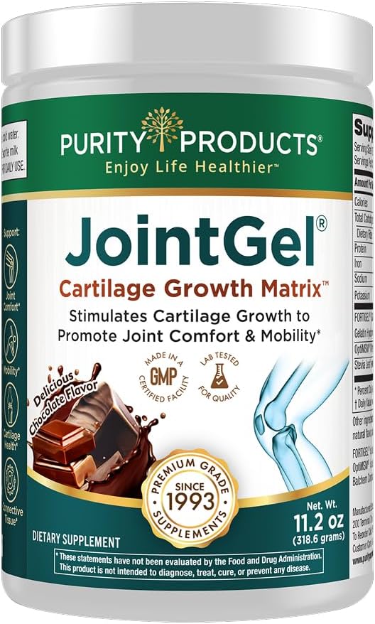 Purity Products - JointGel - Collagen Peptides for Joints + MSM Powder