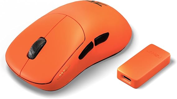 Fnatic Gear Fnatic x LAMZU THORN 4K Special Edition 4000Hz Polling Rate Capable High Performance Sensor Equipped Professional Grade Gaming Mouse MS0004-001 MS692 Orange x Black