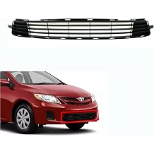 Black Front Lower Grille Mesh Compatible with Toyota Corolla 2011 2012 2013 models