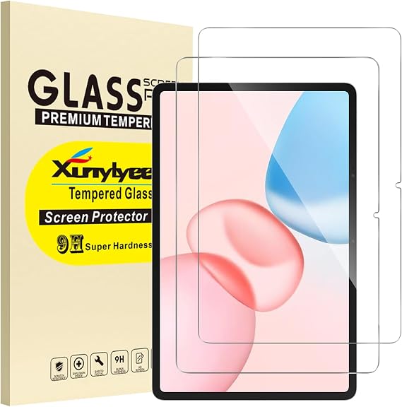 Screen Protector for HONOR Pad 10 12.1 Inch/HONOR Pad 9 Tablet | 9H Hardness Tempered Glass Film, Anti-Scratch, HD Clear, 2 Pack