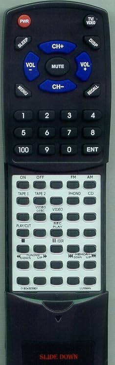 Replacement Remote Control for LUXMAN R115, RR115, 01E04303S01
