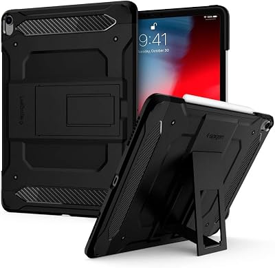 Spigen Tough Armor Tech Designed for iPad Pro 12.9 Case 2018 - Black