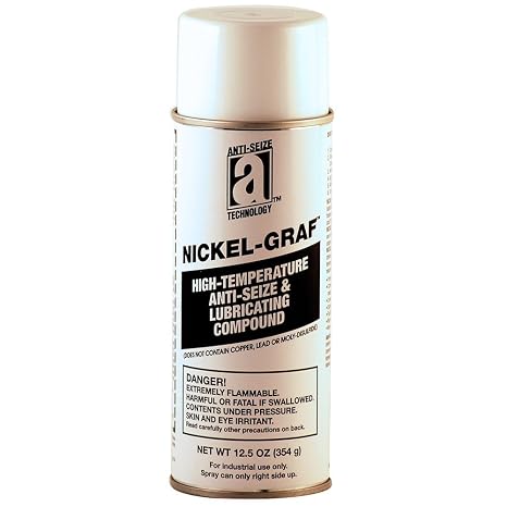 13014 Aerosol Nickel and Graphite Anti-Seize Compound Paste, 12.5 oz., Gray