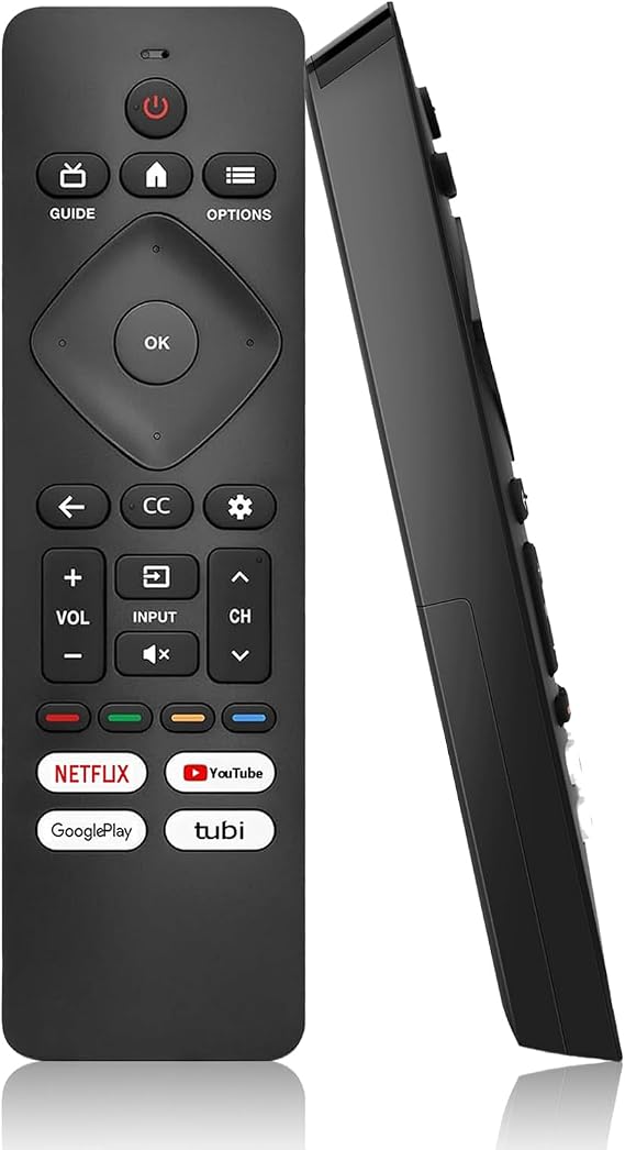 Universal Remote Control for Philips Android/Google TV, Replacement for Philips Smart TVs (No Voice Function)
