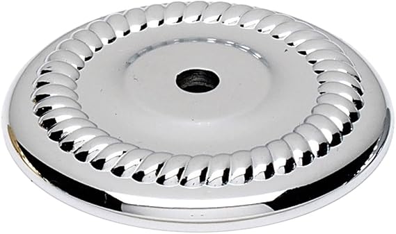 Alno A813-38P-PC Rope Traditional Backplates, Polished Chrome, 1-1/2"